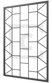 Решётка на окно сварная 1-104