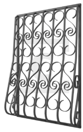 Решётка на окно сварная дутая 4-31