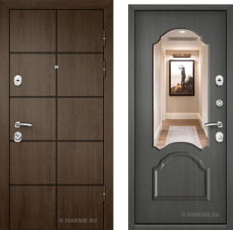 Дверь металлическая внутренняя в дом винорит — МДФ