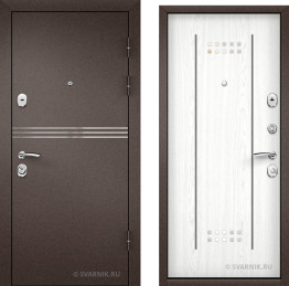 Дверь входная трехконтурная в квартиру порошковая — винорит