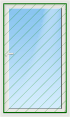 Решётка на окно сварная дутая 4-47 на одностворчатое окно