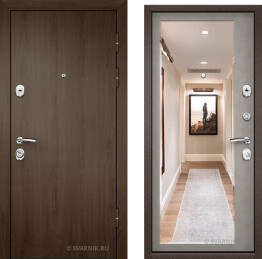 Дверь металлическая под ключ в квартиру ламинат — шпон